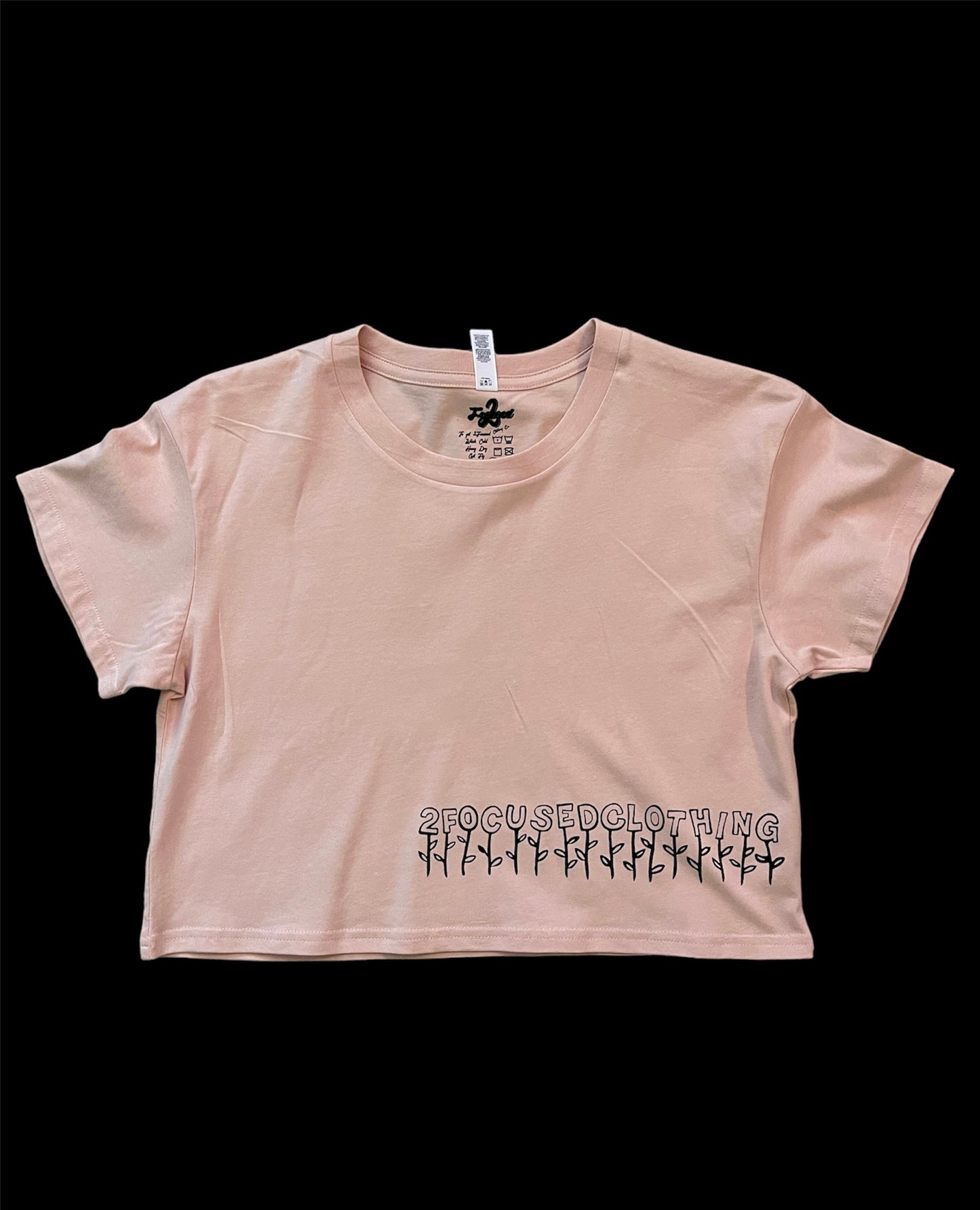 Women’s Flower Crop Top Shirt